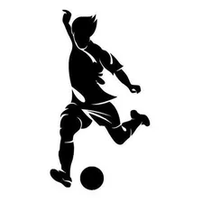 Adesivo Decorativo Parede Futebol E Jogador Foto  mini 1