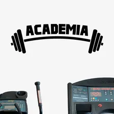 Adesivo Decorativo Parede Logo Academia Fitness Cor Preto Foto mini  3