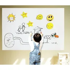 Adesivo Decorativo Parede Porta Lousa Quadro Branco 2mx 45cm Foto  mini 1
