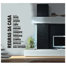 Adesivo Decorativo Parede Regras Da Casa Foto mini 1