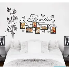 Adesivo Decorativo Porta Retratos E Floral Om Borboletas Foto  mini 1