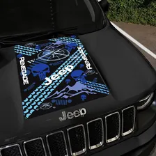 Adesivo Do Cap么 Jeep Renegade 2016/2022 Adesivo Decorativo Cor Azul Foto mini 2