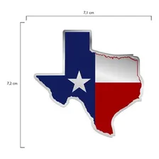 Adesivo Emblema Bandeira Texas Resinado Foto mini 4