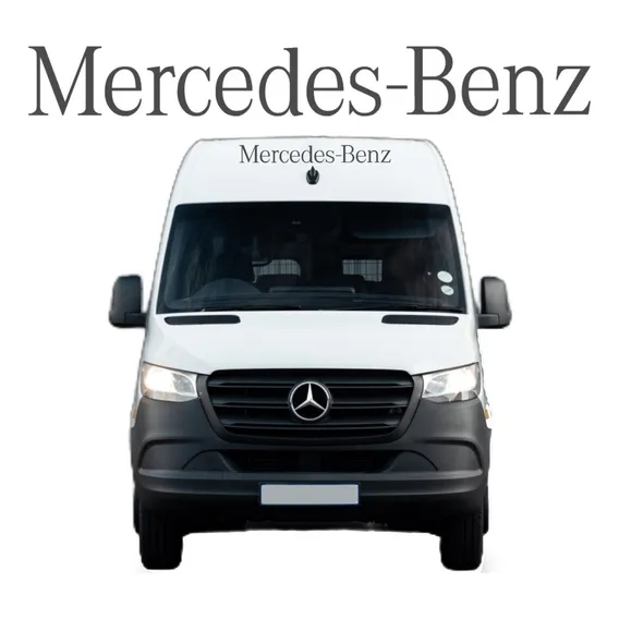 Adesivo Emblema Mercedes Benz Sprinter Cinza Sp003 Cor ADESIVO SPRINTER MERCEDES CINZA Foto 1