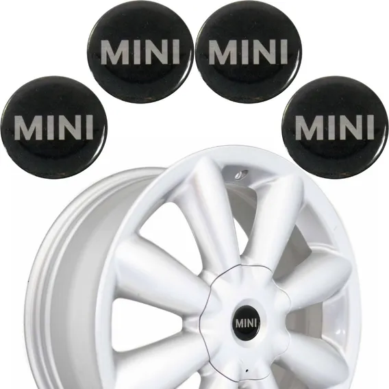 Adesivo Emblema Resinado Roda Mini Cooper 51mm Lc1 Foto 1