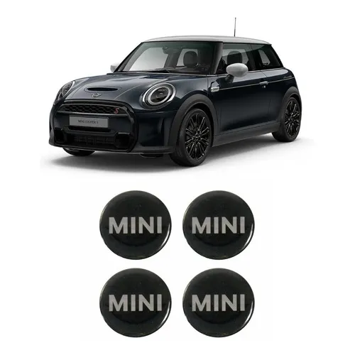 Adesivo Emblema Resinado Roda Mini Cooper 56mm Lc2 Foto 1