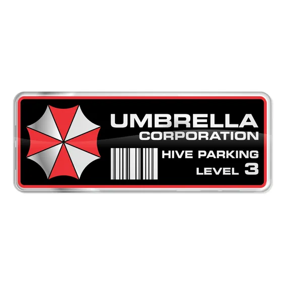 Adesivo Emblema Umbrella Corporation Resident Evil Japan Us5 Foto 1