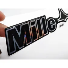 Adesivo Emblema Uno Mille Alvorada Resinado Cromado Foto mini  2