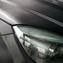 Adesivo Envelopamento Automotivo Fibra De Carbono Foto mini 1