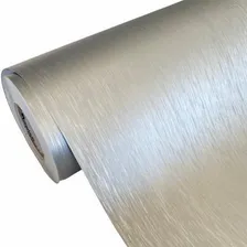 Adesivo Envelopamento Geladeira Aço Escovado Inox 2m Foto mini 2
