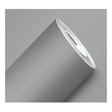 Adesivo Envelopamento Móveis Lavável Cinza Claro 1mx50cm Cor Envelopamento Cinza claro Fosco Imprimax Foto mini 2