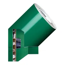 Adesivo Envelopamento Móveis Lavável Verde Bandeira 1mx50cm Cor Envelopamento Verde bandeira Foto mini  2