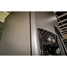 Adesivo Envelopamento Vinil Prata Tipo Inox Aço Escovado 4m Foto mini 3