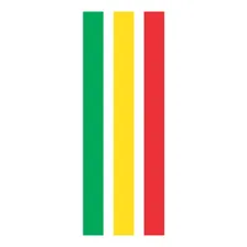 Adesivo Faixa Grade Reggae Jamaica Marley Grade Com 22 Cm Cor COR DA DESCRIÇÃO Foto  mini 1