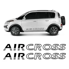 Adesivo Faixa Lateral Citroen Aircross Preto Imp13 Foto mini 2