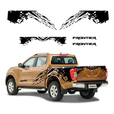 Adesivo Faixa Lateral E Traseira Para Nissan Frontier 20004 Cor Preto Foto mini 1