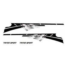 Adesivo Faixa Lateral Mitsubishi L200 Triton Sport Ca13813 Foto mini  3