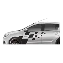 Adesivo Faixa Lateral Para Renault Sandero Sport 13904 Cor Adesivo Faixa Lateral Para Sandero Sport Foto mini 3
