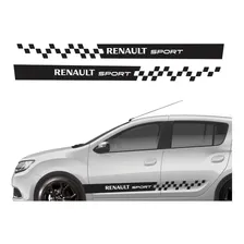 Adesivo Faixa Lateral Para Renault Sandero Sport 13912 Cor ADESIVO FAIXA LATERAL PARA SANDERO SPORT Foto  mini 1