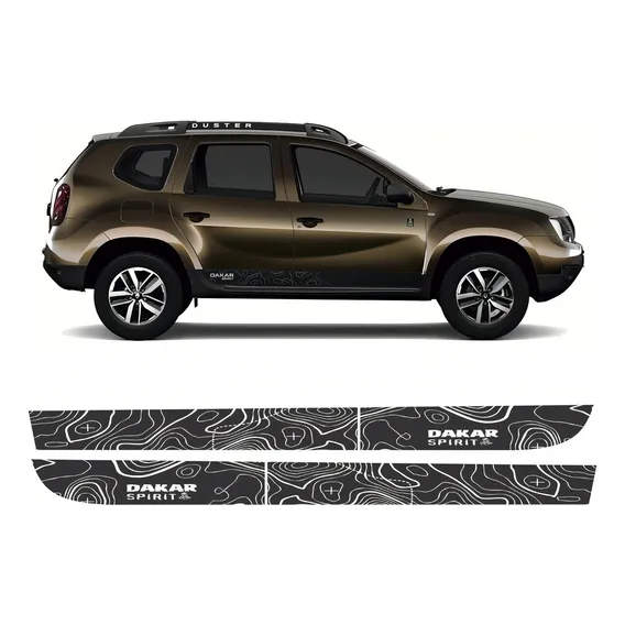 Adesivo Faixa Lateral Renault Duster Dakar Spirit Dstr15 Foto 1