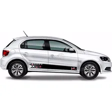 Adesivo Faixa Lateral Volkswagen Gol G6 Gti Gol09 Foto mini 3