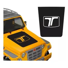 Adesivo Faixa Personalizada Capo Para Troller 13920 Cor Adesivo Capo Para Troller Preto Foto  mini 1