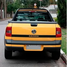 Adesivo Faixa Tampa Caçamba Traseira Vw Saveiro Cor Preto Foto mini 4