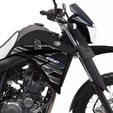 Adesivo Faixa Yamaha Xt 660r 2015/2018 Moto Preta + Emblemas Foto mini 2