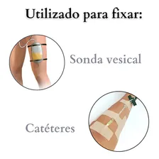 Adesivo Fixador Cateter Sonda Vesical 10 Unidades Foto mini 4