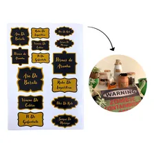 Adesivo Frases De Bruxa Poções Mágicas Decoração Halloween Foto mini  2