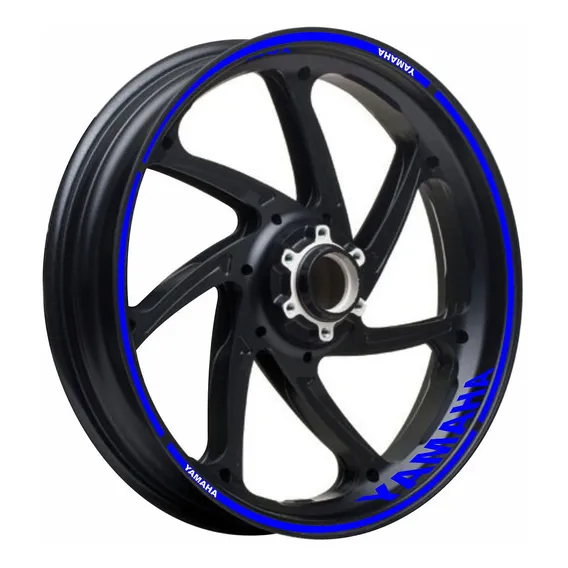 Adesivo Friso Refletivo Roda Moto Yamaha Fazer 250 Azul Foto 1