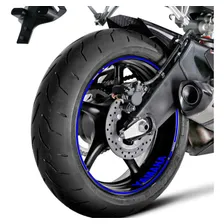 Adesivo Friso Refletivo Roda Moto Yamaha Fazer 250 Azul Foto mini 2