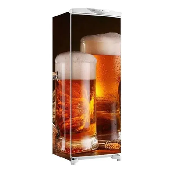 Adesivo Geladeira Envelopamento Total Cerveja Na Jarra Foto 1
