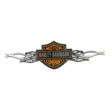 Adesivo Harley Davidson Resinado 6,5x24 Cm Cromado Cor HARLEY DAVIDSON CROMADO RESINADO Foto mini 2