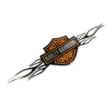 Adesivo Harley Davidson Resinado 6,5x24 Cm Cromado Cor HARLEY DAVIDSON CROMADO RESINADO Foto mini 1