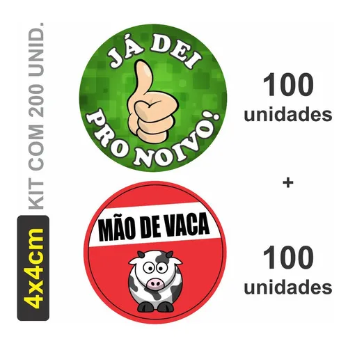 Adesivo Hora Da Gravata - Já Dei Pro Noivo + Mão De Vaca Foto 1