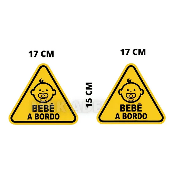 Adesivo I Para Carro Infantil Bebe A Bordo Cor Menino Foto 1