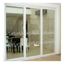 Adesivo Jateado Vidros Faixa Segurança Vitrine Quadrado Foto mini 1