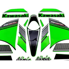 Adesivo Kawasaki Ninja 300 Verde Kit Completo Ninvd Cor Ninja Verde Foto mini 3