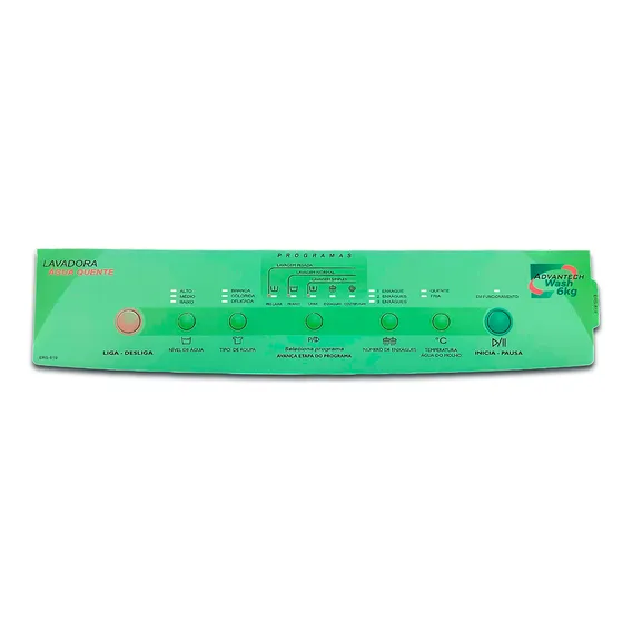 Adesivo Lavadora Brastemp Advantech Wash 6kg (f) Foto 1