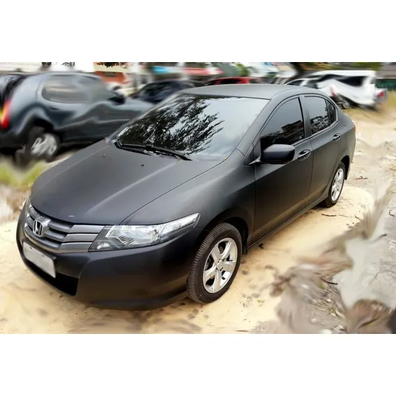 Adesivo Linha Fosco Envelopamento Carro E Moto 1m X 69cm Cor Preto Foto 1