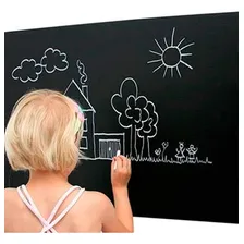 Adesivo Lousa Decorativo P/ Parede Geladeira M贸veis 2m X 1m Cor Preto Foto mini 2