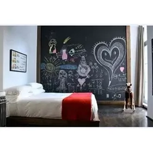 Adesivo Lousa Quadro Negro Preto 2mx45cm Parede Moveis Foto mini 4