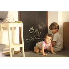 Adesivo Lousa Quadro Negro Preto 2mx45cm Parede Moveis Foto mini  3