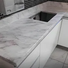 Adesivo Mármore Carrara (0,60x5m) Foto mini  2