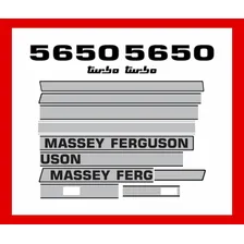 Adesivo Massey Ferguson 5650 Turbo Colheitadeira Kit Mk Foto mini 2