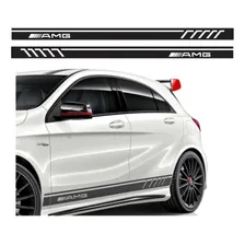 Adesivo Mercedes Amg Faixa Lateral C200 C63 C180 A45 A35 Cor Mercedes C180 Foto  mini 1