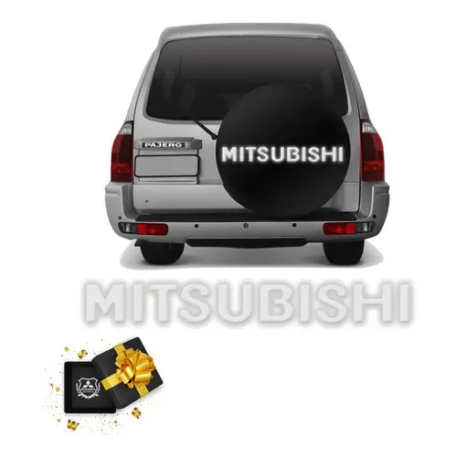 Adesivo Mitsubishi Resinado Pajero Tr4 Prata Refletivo Foto 1