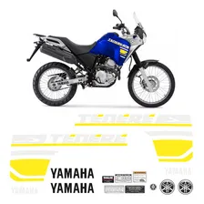 Adesivo Moto Yamaha Tenere 250 2018 Faixa Amarela + Emblemas Foto mini 1
