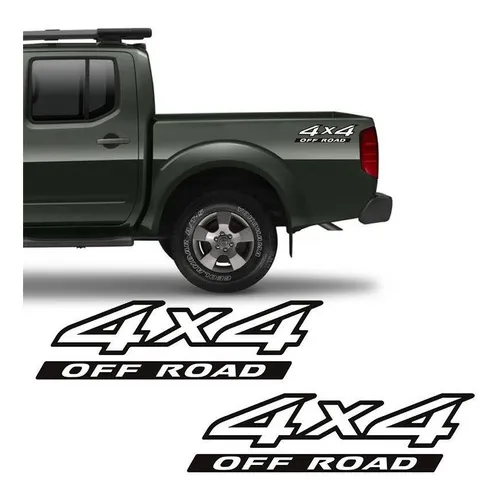 Adesivo Nissan Frontier 4x4 Off Road 2011 2016 Cor Cinza Foto 1